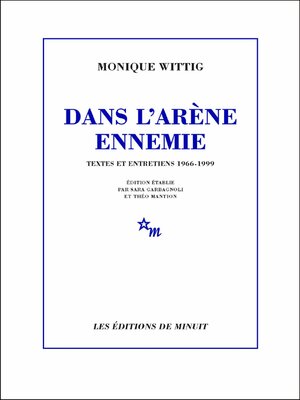 cover image of Dans l'arène ennemie